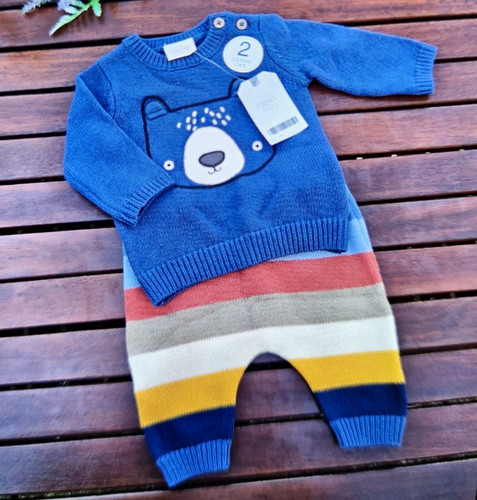 Next 2pc knit cotton - next, bear