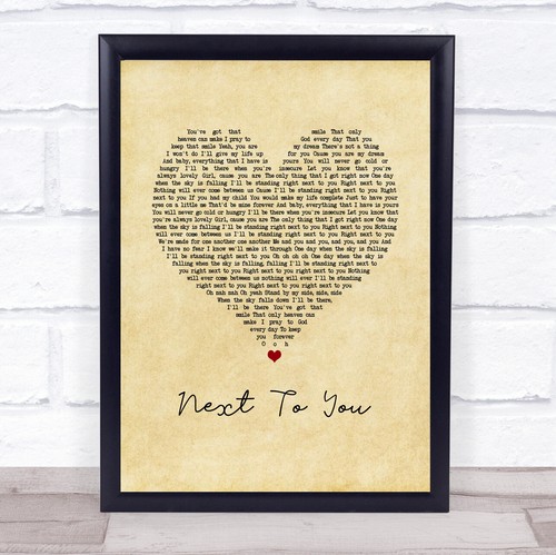 Next you vintage heart song - to,