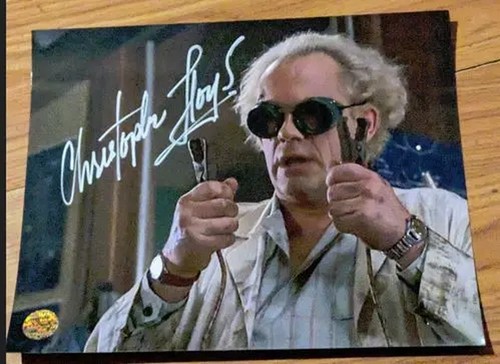 Christopher lloyd signed - signed, 8x10