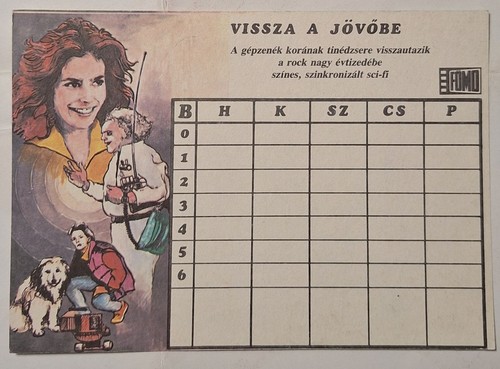 Vintage back the future - to,