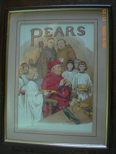 Framed vintage pears soap - pears,