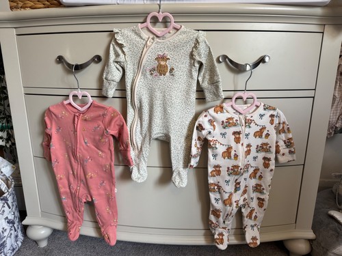 Next baby girl sleepsuits up - baby,