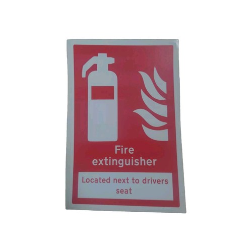 Fire extinguisher located next - fire,