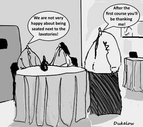 Humorous cartoon signed print - cartoon,